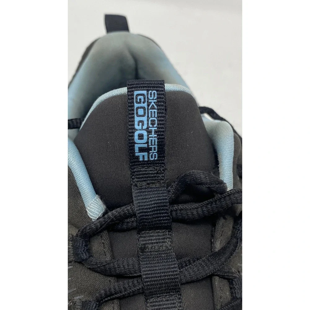 Skechers Go Golf Elite V.4 Spikeless Golf Shoes Black Blue 123021 Mens 11